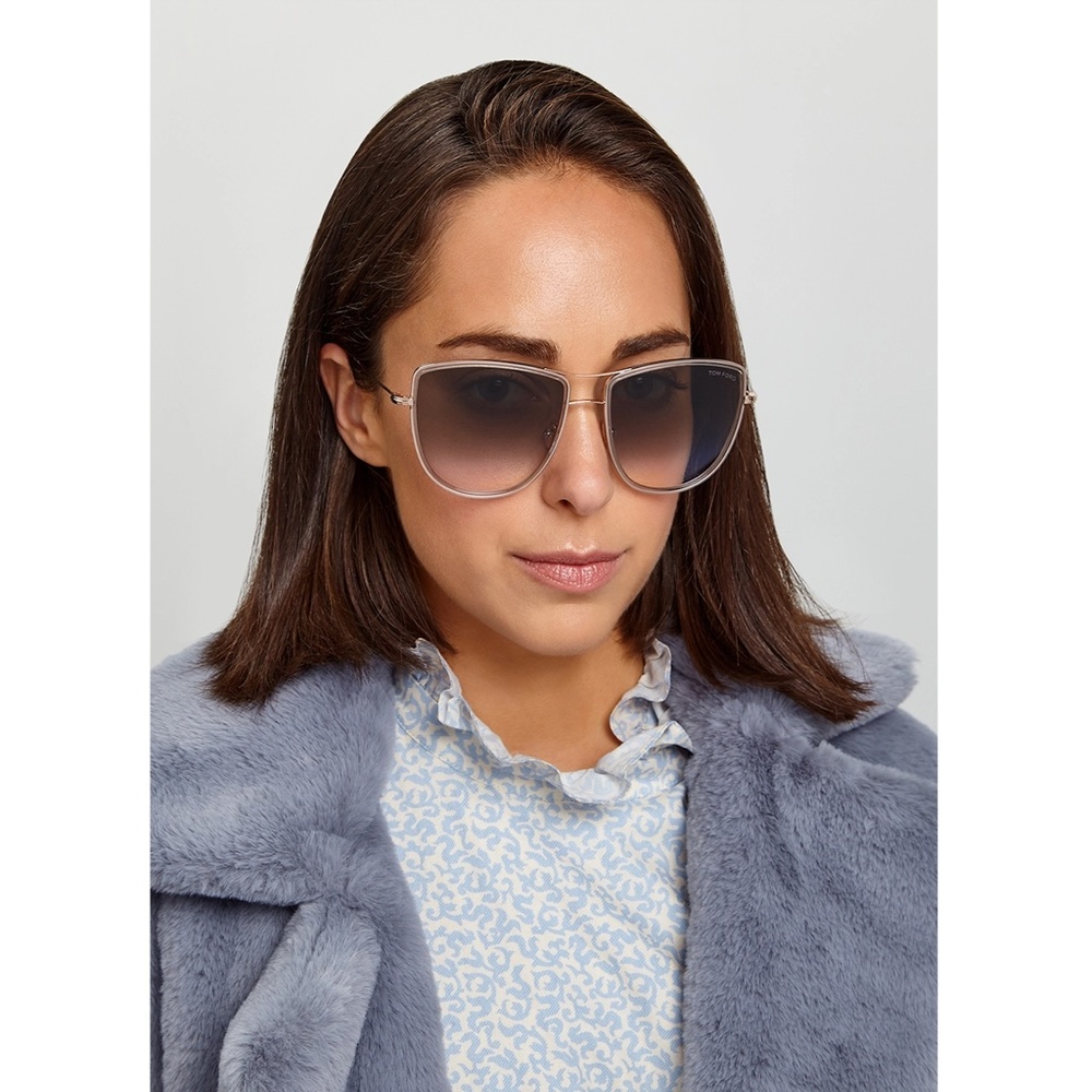 New TOM FORD Tina Sunglasses FT0759 16W - Picture 4 of 16